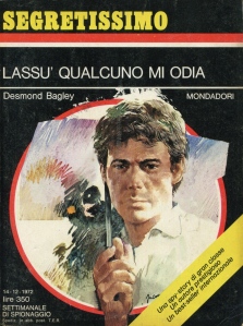 Desmond Bagley Running Blind - Italian Mondadori PB Imp. 1972 © Mondadori.